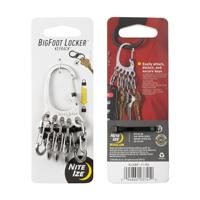 NITE Ize KLKBF-11-R6 BigFoot Locker KeyRack Sleutelkarabijn RVS 1 stuk(s) - thumbnail