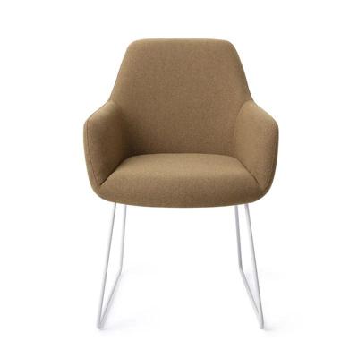 Jesper Home Eetkamerstoel 'Hiroo' Slide White, kleur Willow