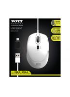 Port Designs 900712 muis Ambidextrous USB Type-A 3600 DPI - thumbnail