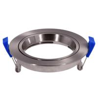 Afdekring geschikt voor Luna & Aura LED Inbouwspots - Kantelbaar - Draaisysteem - RVS - thumbnail