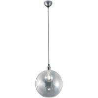 Ronde LED Hanglamp E27 - Mat Nikkel Aluminium Design - thumbnail