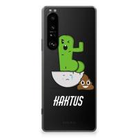 Sony Xperia 1 III Telefoonhoesje met Naam Cactus Poo - thumbnail