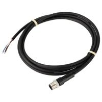 TRU COMPONENTS TC-12833028 Sensor/actuator aansluitkabel M12 Aantal polen (sensoren): 4 Stekker, recht 2 m 1 stuk(s) - thumbnail