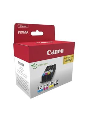 Canon CLI-551 Cartridges Combo Pack Inkt - thumbnail
