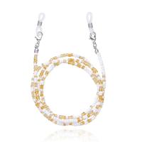 Deja Jewels goudkleurige Koord voor Zonnebril of Leesbril met Kraaltjes - thumbnail