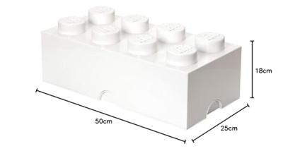 Room Copenhagen LEGO Storage Brick 8 Wit opbergdoos - thumbnail