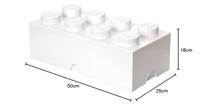Room Copenhagen LEGO Storage Brick 8 Wit opbergdoos - thumbnail