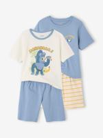 Set van 2 pyjamabroeken voor jongens Gorilla grijsblauw - thumbnail