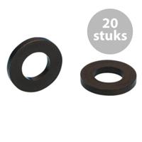 Adam Hall Rackware 5621 Kunststof revet M6 (20 stuks) - thumbnail