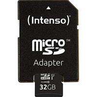 Micro SD geheugenkaart met adapter INTENSO 3423480 32 GB - thumbnail