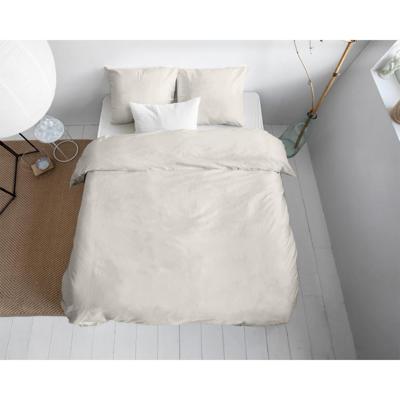Primaviera Deluxe Uni Satijn Dekbedovertrek Creme 200 x 200/220 cm