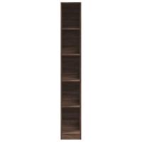 Kledingkast 30x50x200 cm bewerkt hout bruin eikenkleur - thumbnail