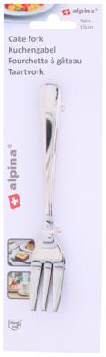 Alpina gebaksvorkjes 15 cm 4 stuks rvs