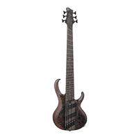 Ibanez Bass Workshop BTB806MS Transparent Gray Flat 6-snarige elektrische basgitaar met softcase - thumbnail