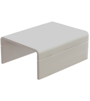 Canalit CS25 E C eindstuk 25X13 Systeem 25 creme 931041 - thumbnail