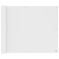 VidaXL Balkonscherm 75x600 cm oxford stof wit - thumbnail