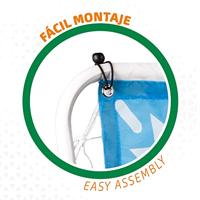 Voetbaldoel Aktive 182 x 91 x 122 cm - thumbnail