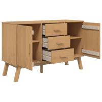 Dressoir OLDEN 114x43x73,5 cm massief grenenhout bruin - thumbnail