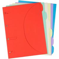 Tarifold smartfolder, geperforeerde showtas, geassorteerde kleuren, pak van 6 stuks - thumbnail