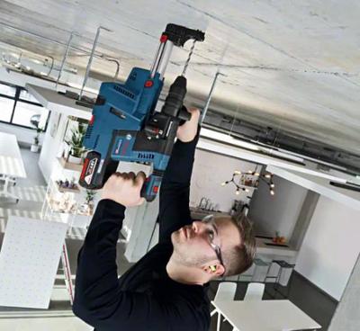 Bosch Professional GBH 18V-26 F Accu combihamer SDS-Plus 2,6J + snelwisselboorkop + stofafzuiging 18V 5.5Ah in L-Boxx - 061191000G