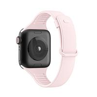 TPU Slim Fit bandje - Lichtroze - Geschikt voor Apple Watch 38mm / 40mm / 41mm / 42mm - thumbnail