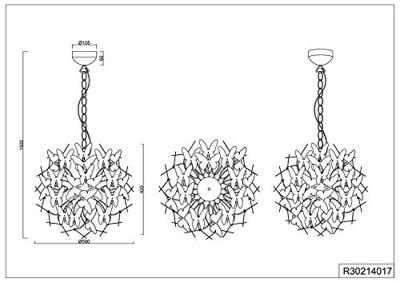 Trio HanglampButterfly - R30214017