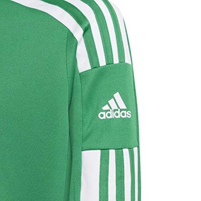 adidas Squadra 21 Trainingstrui 1/4-Zip Kids Groen Wit - thumbnail
