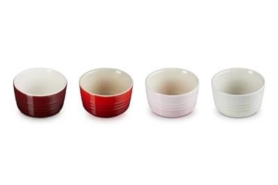 LE CREUSET - Petit Fours - Mini Ramekins 7,8cm 0,10l 4-dlg
