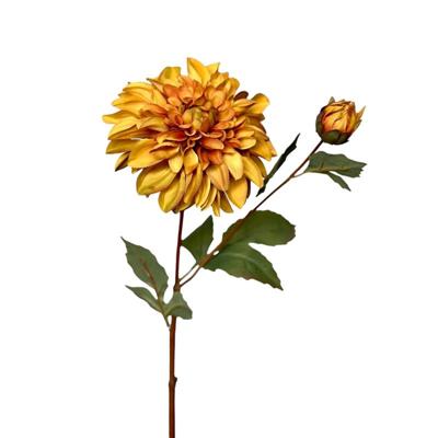 Roberts Collection Kunstbloem dahlia 80cm okergeel Roberts Collection Kunstbloem dahlia 80cm okergeel