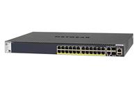 NETGEAR ProSAFE Managed Switch - GSM4328PB - Stackable platform met 24 PoE+ poorten + 2 x SFP+ en 2 x 10GBASE-T poorten (1000W PSU) - thumbnail