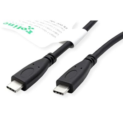 ROLINE GROENE USB3.2Gen2 kabel, PD 20V5AType C-C, ST/ST, 0,5m