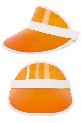 Oranje zonneklep