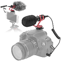 Comica CVM-VM10II richtmicrofoon voor smartphone en camera - thumbnail