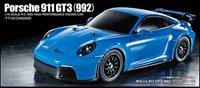 Tamiya 1:10 RC auto Sportwagen 1:10 RC Porsche 911 GT3 (992) (TT-02) Brushed 4WD Bouwpakket TT-02 - thumbnail