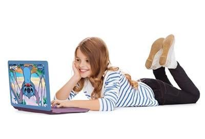 Disney Stitch Laptop Nederlands/Frans Blauw/Paars