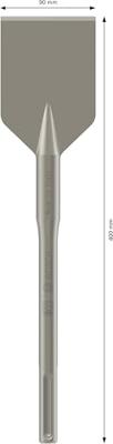 Bosch Accessories 2608690003 SDS-max Asfaltbeitel 90 mm Gezamenlijke lengte 400 mm SDS-Max 1 stuk(s)