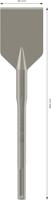 Bosch Accessories 2608690003 SDS-max Asfaltbeitel 90 mm Gezamenlijke lengte 400 mm SDS-Max 1 stuk(s) - thumbnail
