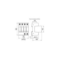 DEHN 952403 DG M TNS 150 Overspanningsafleider 15 kA 1 stuk(s) - thumbnail