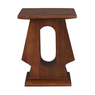 Dutchbone Bijzettafel 'Pilaster' Mangohout, 35 x 25cm