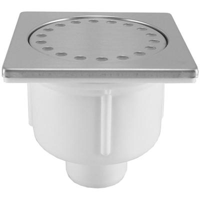 Riko Doucheput - met Onderuitlaat - Kunststof - 10x10cm - RVS