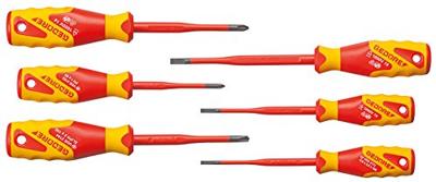 Gedore VDE 2162-2172 PM-06 Schroevendraaierset Kruiskop Phillips, Plat, Plus/minus