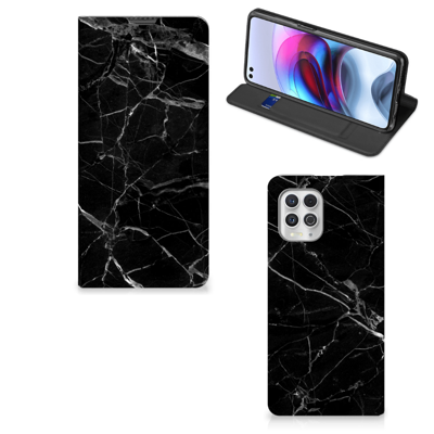 Motorola Moto G100 | Standcase | Marmer Zwart - Origineel Cadeau Vader