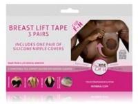 Bye Bra Plak-beha Tape Cup F-h + Siliconen Tepelbedekkers (Dh) (3 Paar) - thumbnail