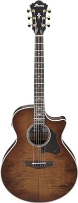 Ibanez AE340FMH Mahogany Sunburst High Gloss elektrisch-akoestische westerngitaar - thumbnail