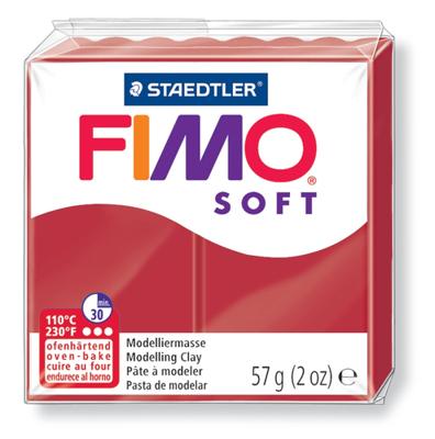 FIMO® soft, kerstrood, 57 gr/ 1 doos