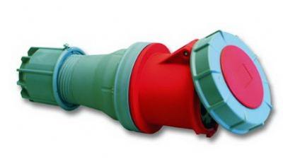 CEE contrastekker 5 Polig 63A rood IP67 400V ABL