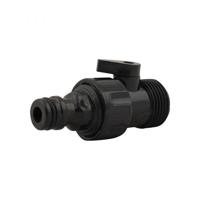 Koppeling 3/4" met kraan - thumbnail