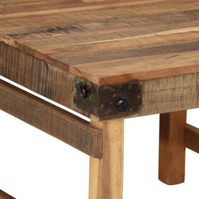 Salontafel Bruin 60 x 55 x 40 cm massief gerecycled hout