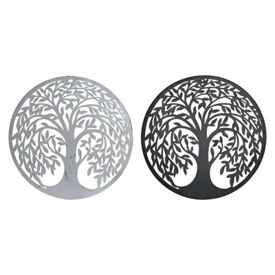 Wanddecoratie DKD Home Decor Boomstructuur Metaal Traditioneel (2 Stuks) (40 x 1 x 40 cm) Wanddecoratie DKD Home Decor Boomstructuur Metaal Traditioneel (2 Stuks) (40 x 1 x 40 cm)