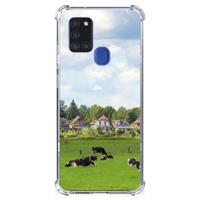 Samsung Galaxy A21s Case Anti-shock Koeien - thumbnail